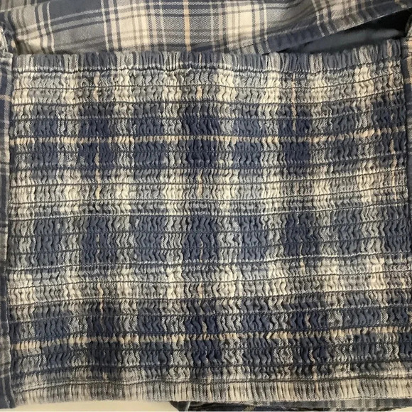 American Eagle Size XXL Checkered Crop Top With Adjustable Straps New No Tags - Picture 6 of 7